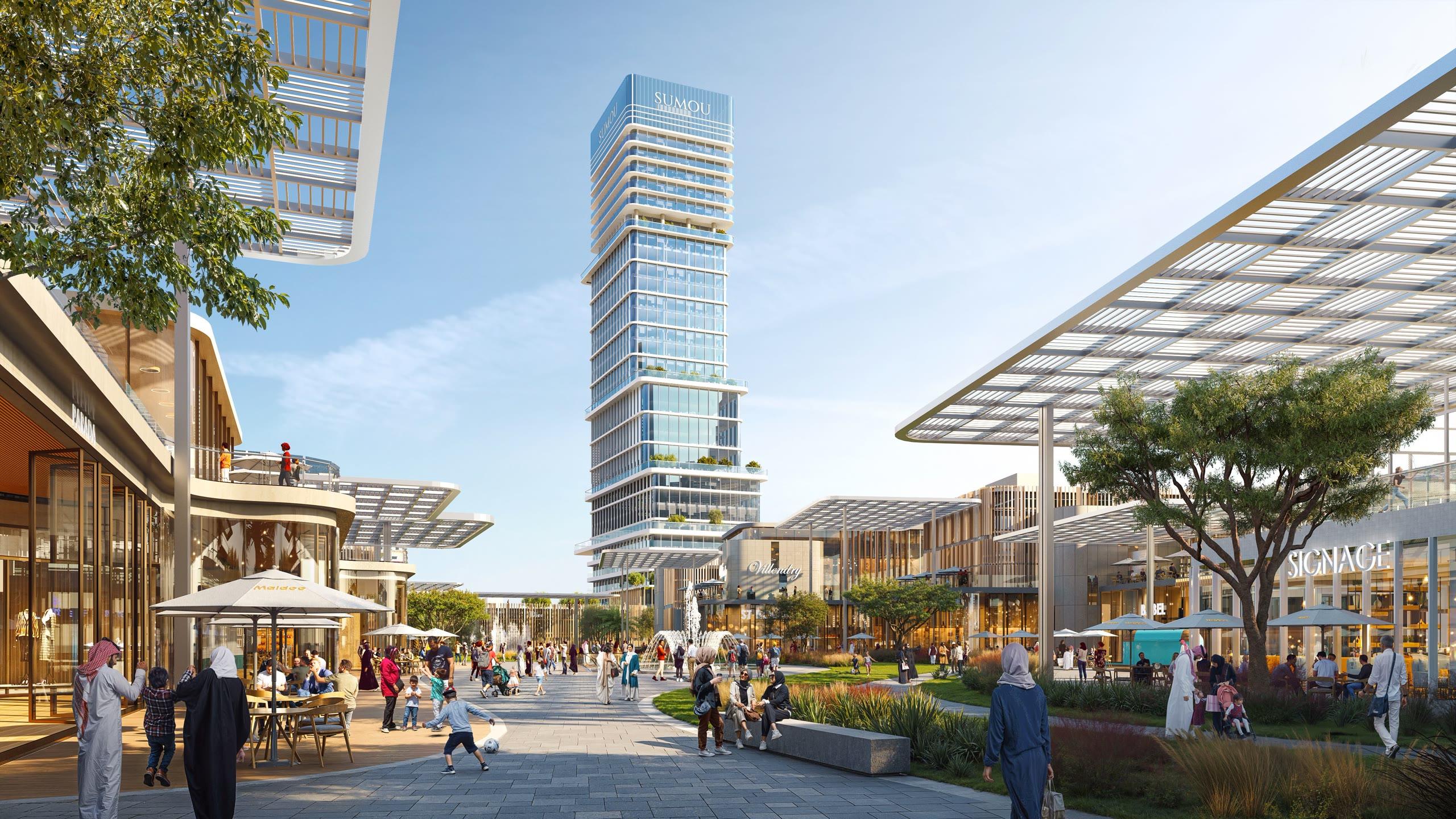 Sumou Center — render 3